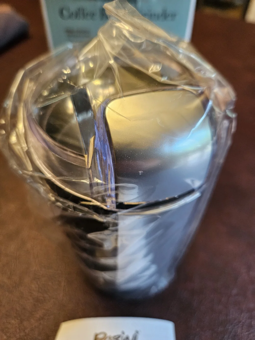 Parini Black Electric Coffee Bean Grinder